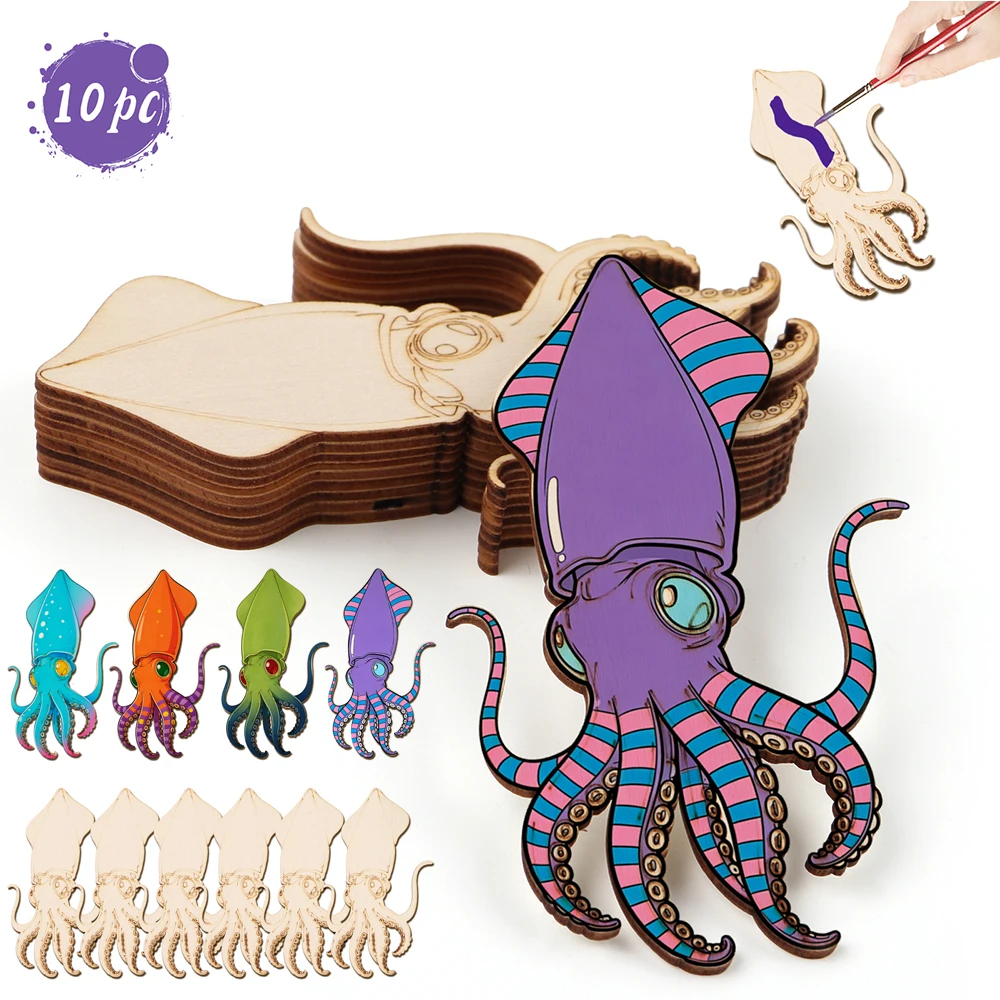10pcs/set Unfinished Wood Craf - Art & Craft Paper Ideas 리뷰 및 가격