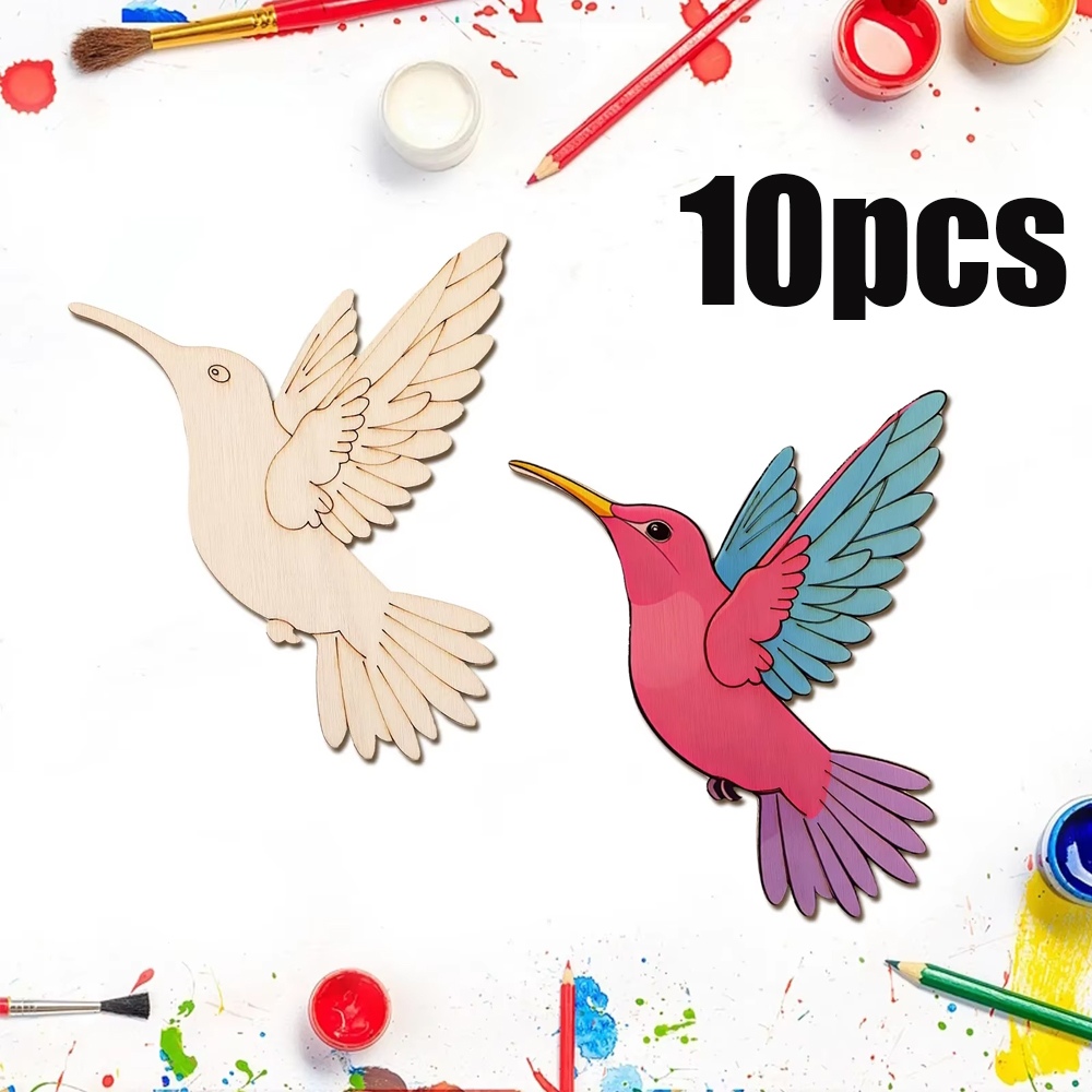 10pcs Unfinished Wood Animal B - Art & Craft Paper Ideas 리뷰 및 가격