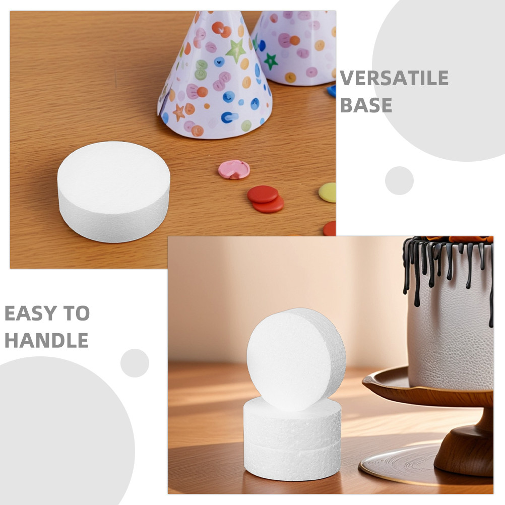 16Pcs White Round Foam Blocks  - Art Craft Project 리뷰 및 가격