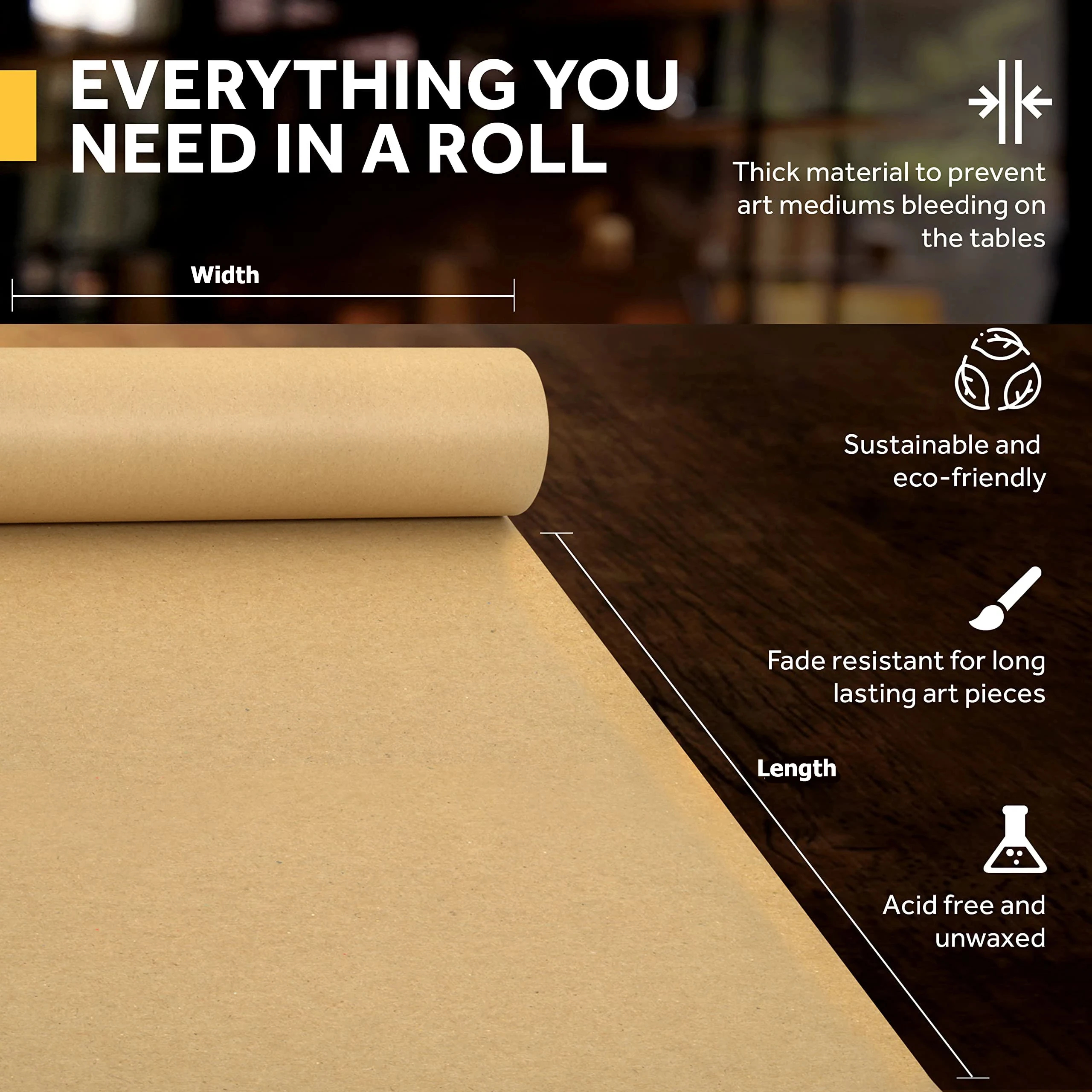 Kraft Paper Brown Ideal for Gi - Art Craft Movement 리뷰 및 가격