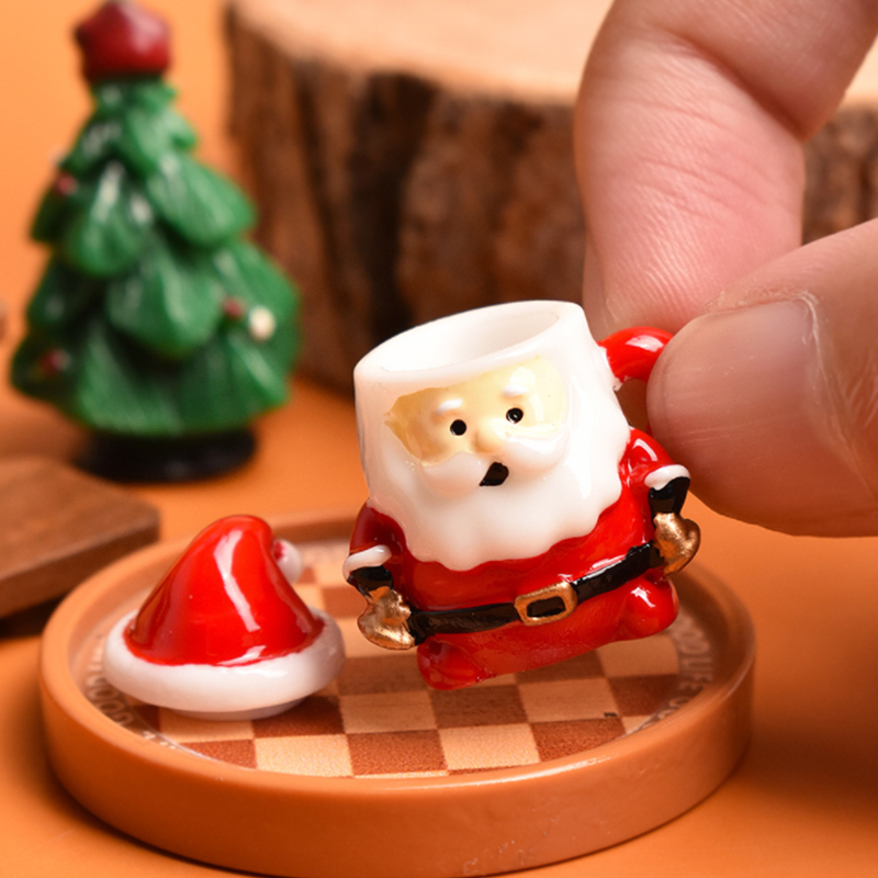 Mini Santa Teacup Ornament - R - Art Craft Resin 리뷰 및 가격