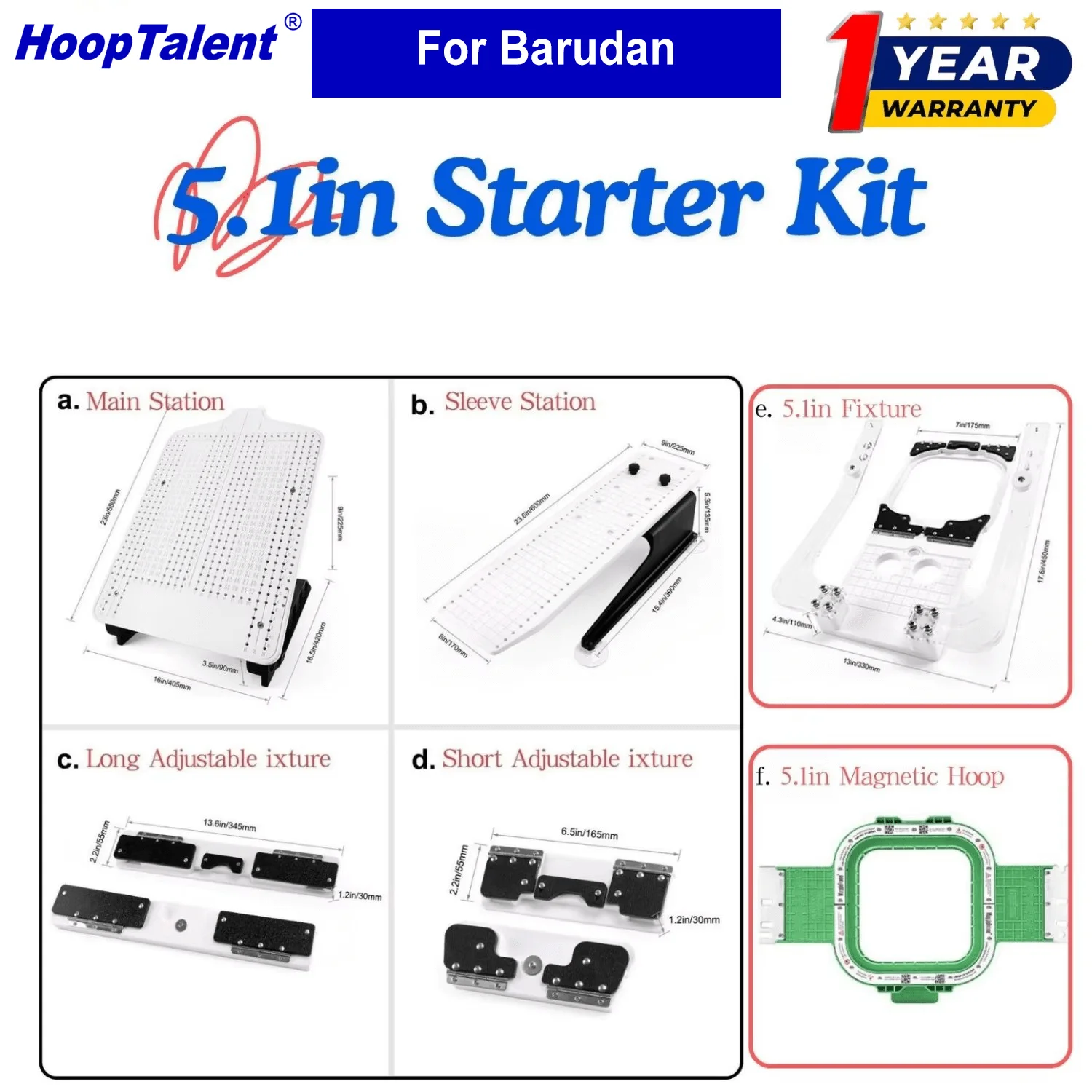 Hooping Station Kit for Baruda - Embroidery Hoop Kit 리뷰 및 가격