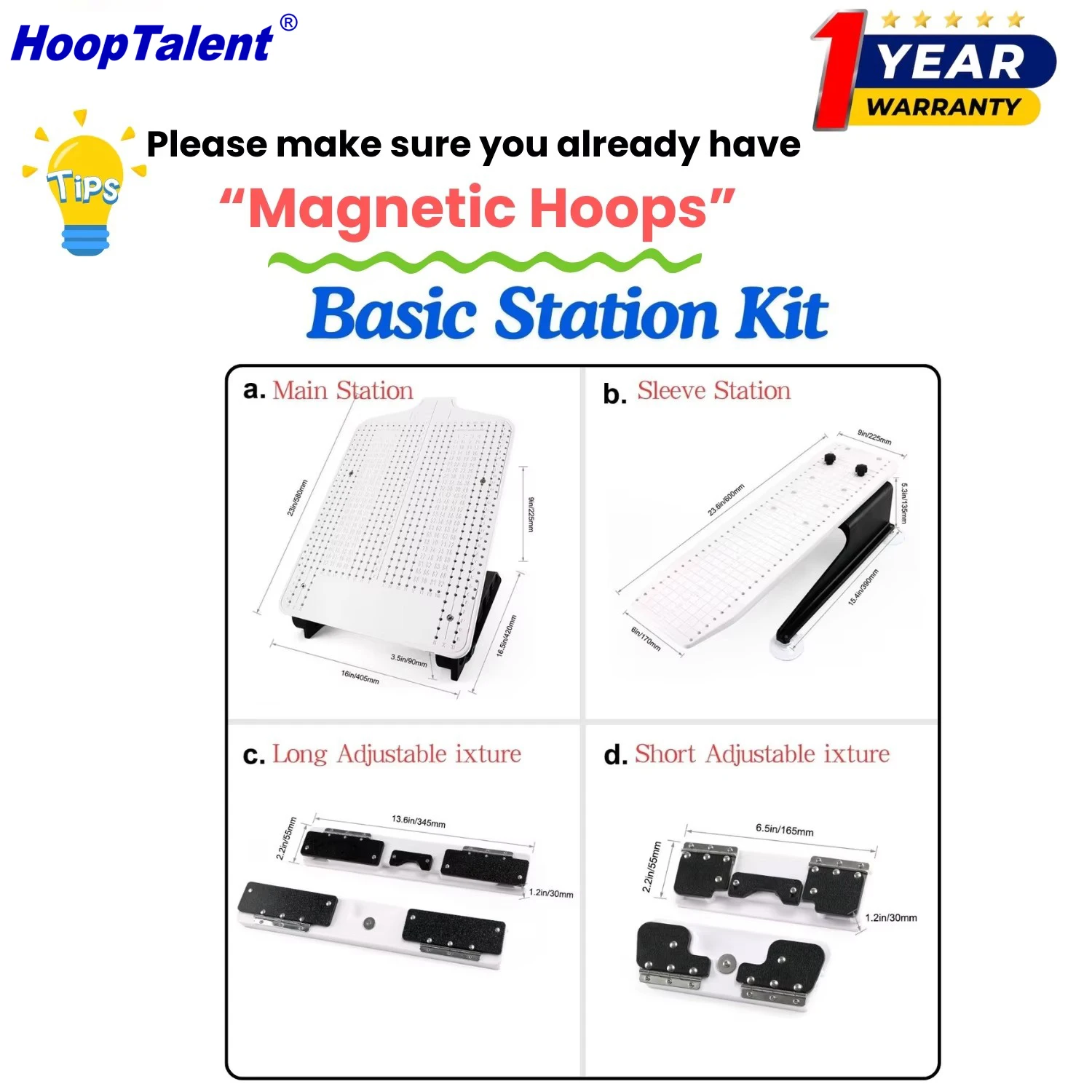 Hooping Station Kit for Baruda - Embroidery Hoop Kit 리뷰 및 가격