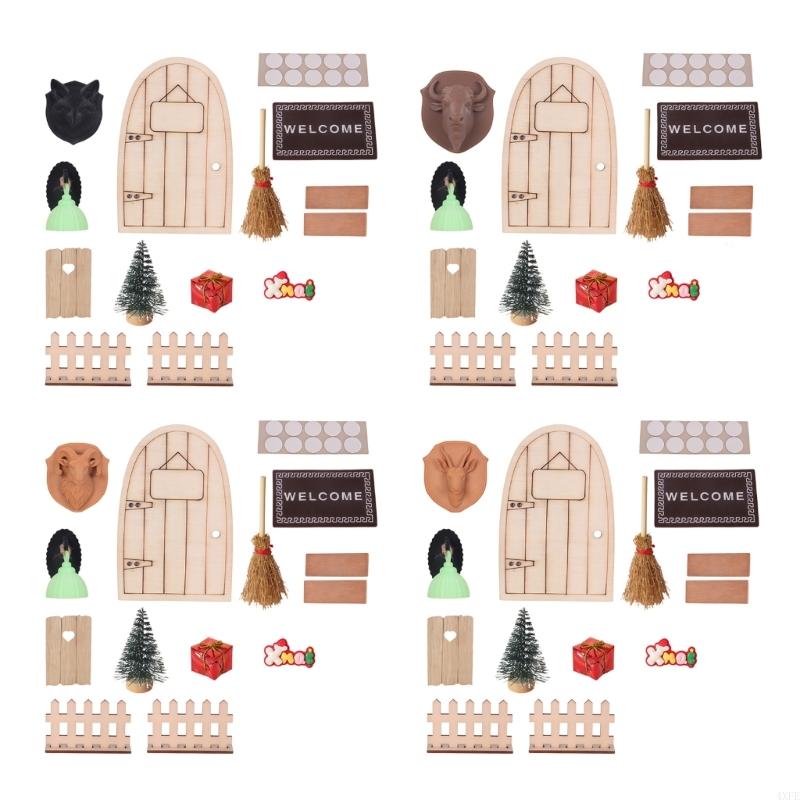 Dollhouses Miniature Christmas - Art Craft Door 리뷰 및 가격
