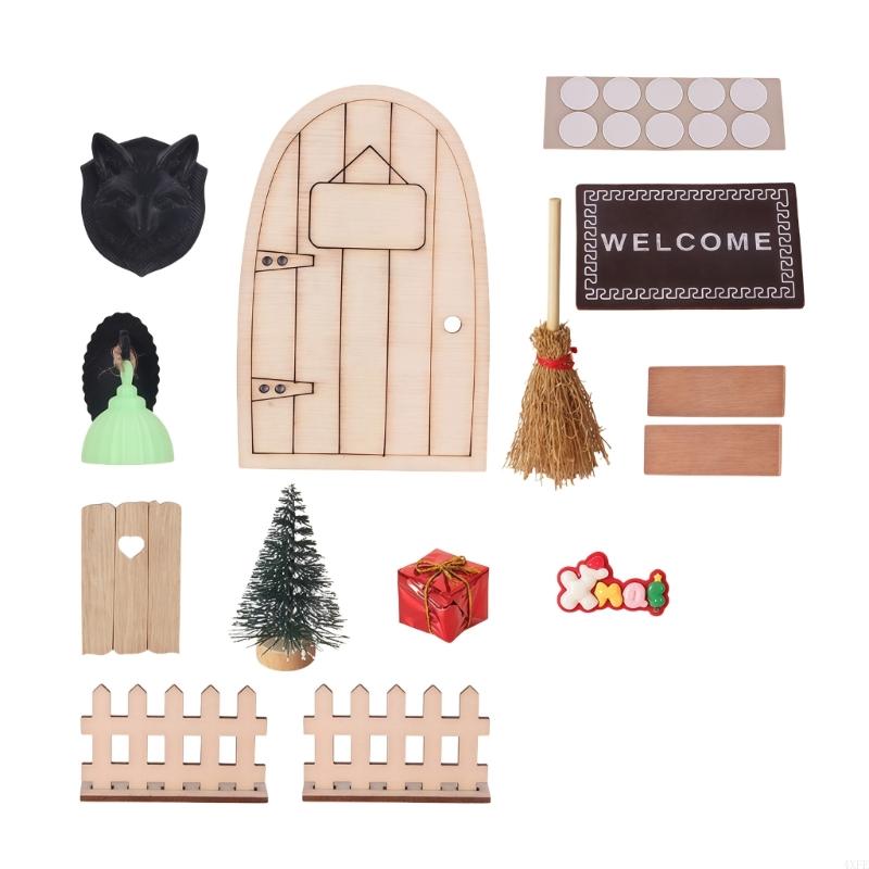 Dollhouses Miniature Christmas - Art Craft Door 리뷰 및 가격