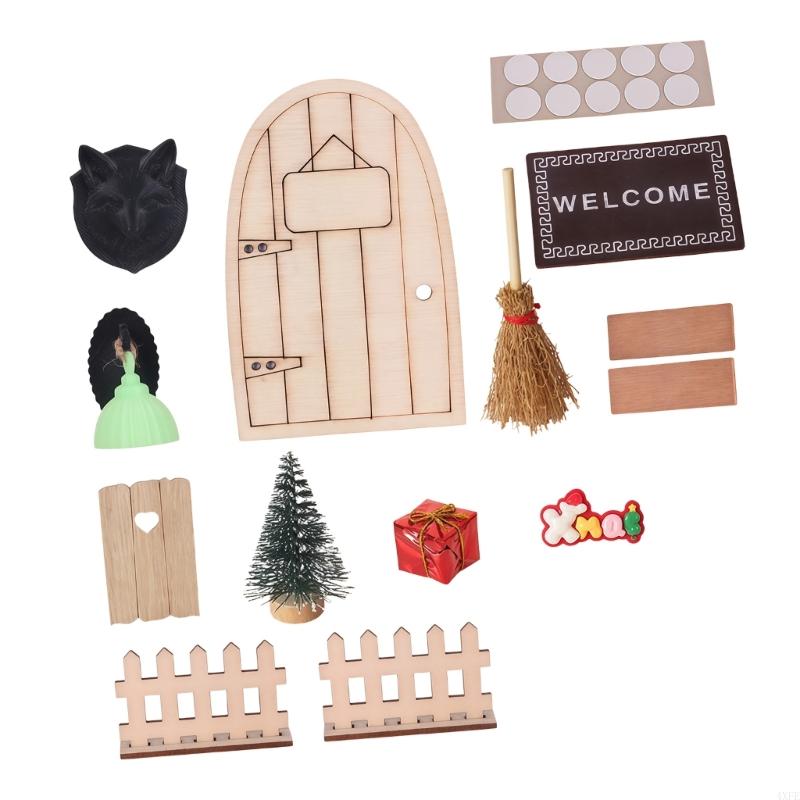 Dollhouses Miniature Christmas - Art Craft Door 리뷰 및 가격