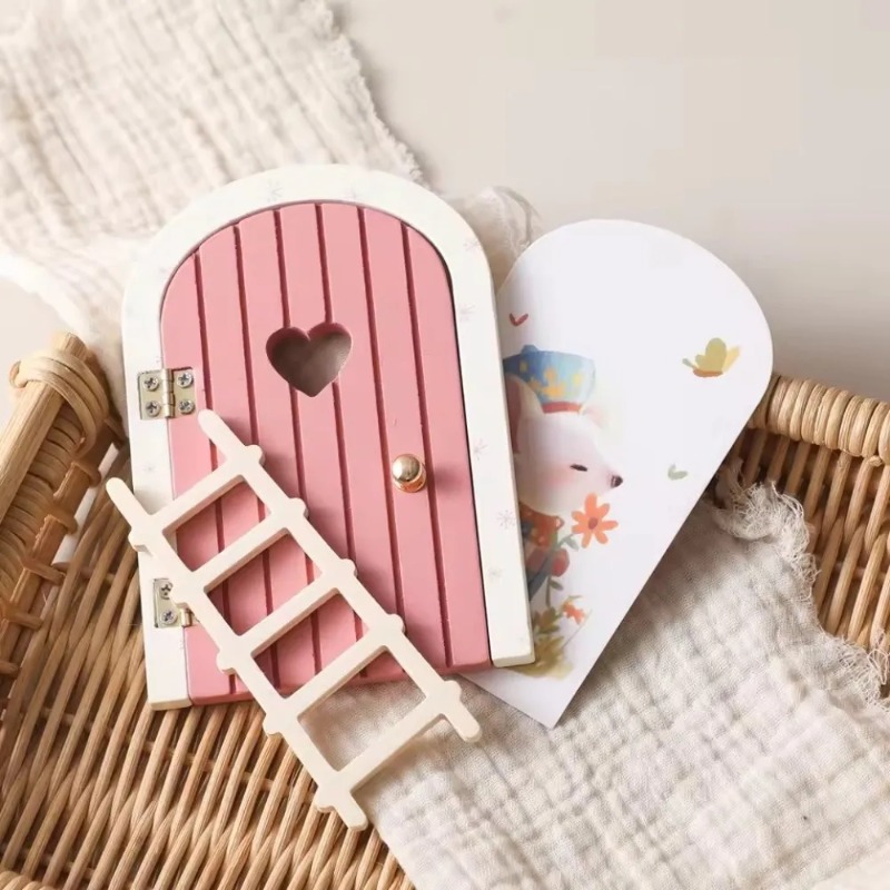 Fairy Elf Door Glow Mini Woode - Art Craft Door 리뷰 및 가격