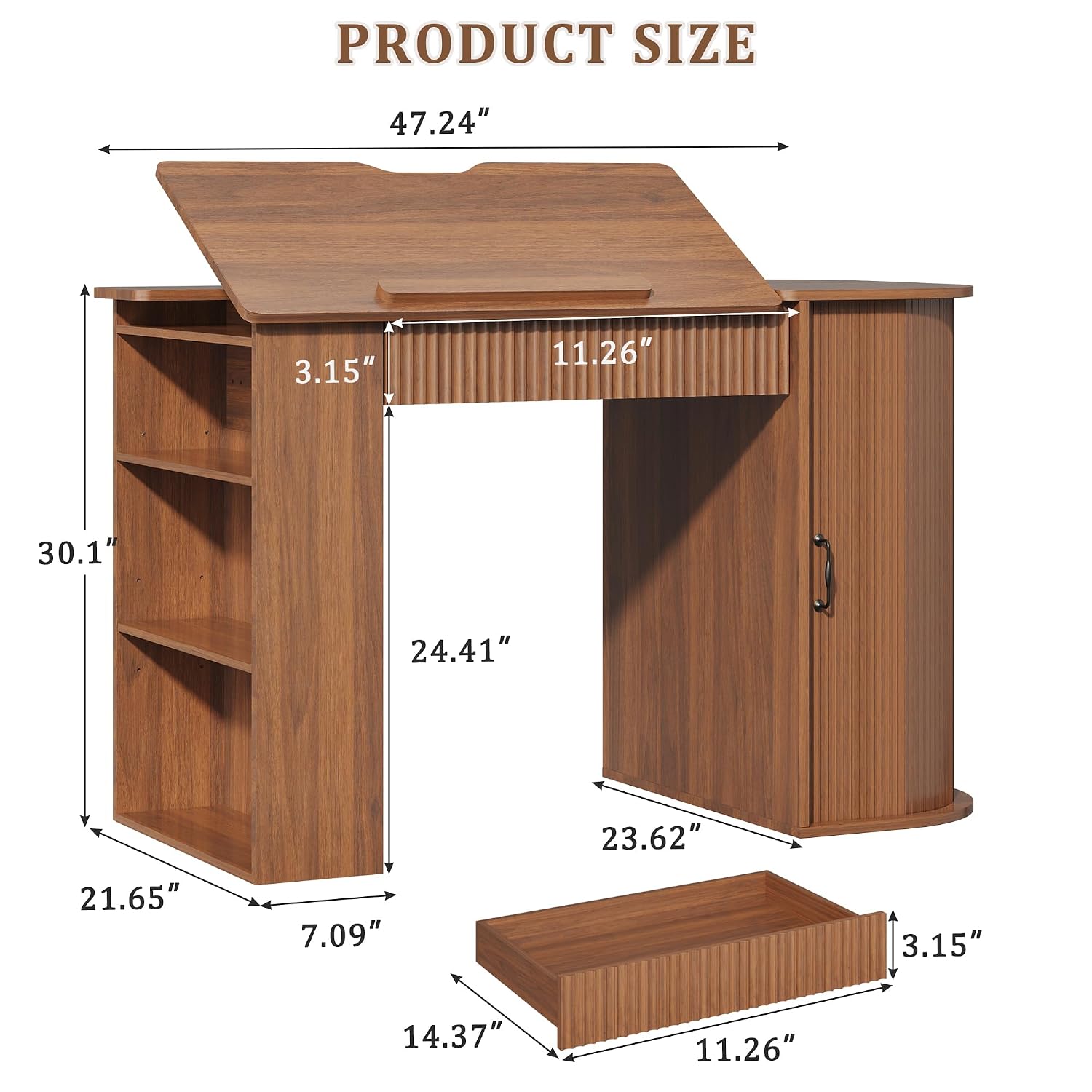 Drafting Table with Storage Ca - Art & Craft Paper Ideas 리뷰 및 가격