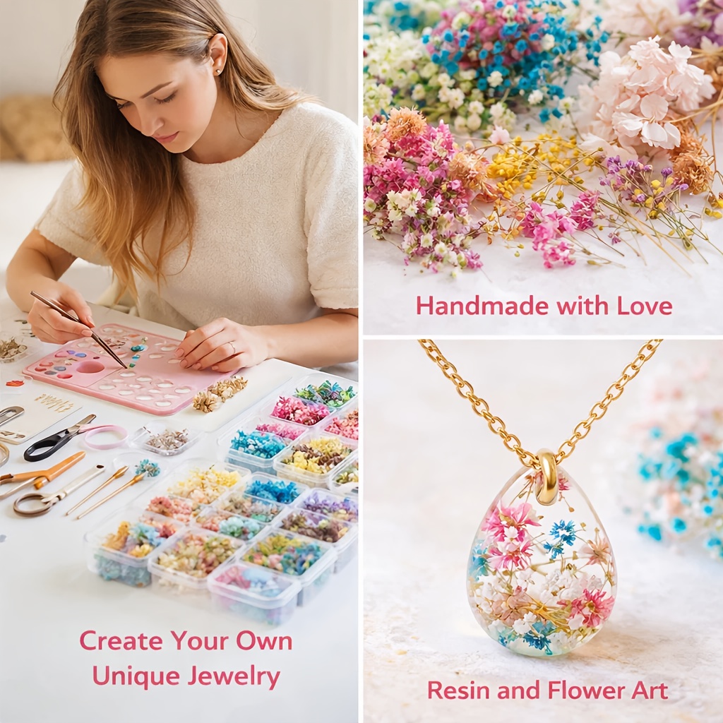 10 Box Mixed Dried Flower Bouq - The Art And Craft Of Jewelry 리뷰 및 가격