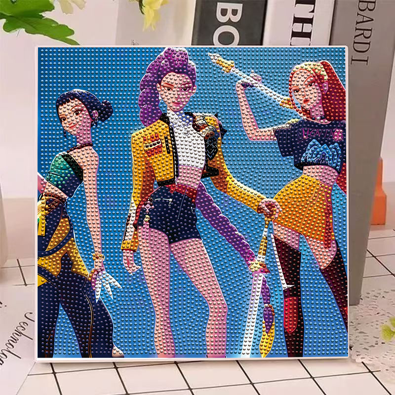 Anime Gilrs Lumi Mila Zoi K-po - Art Craft Diy 리뷰 및 가격