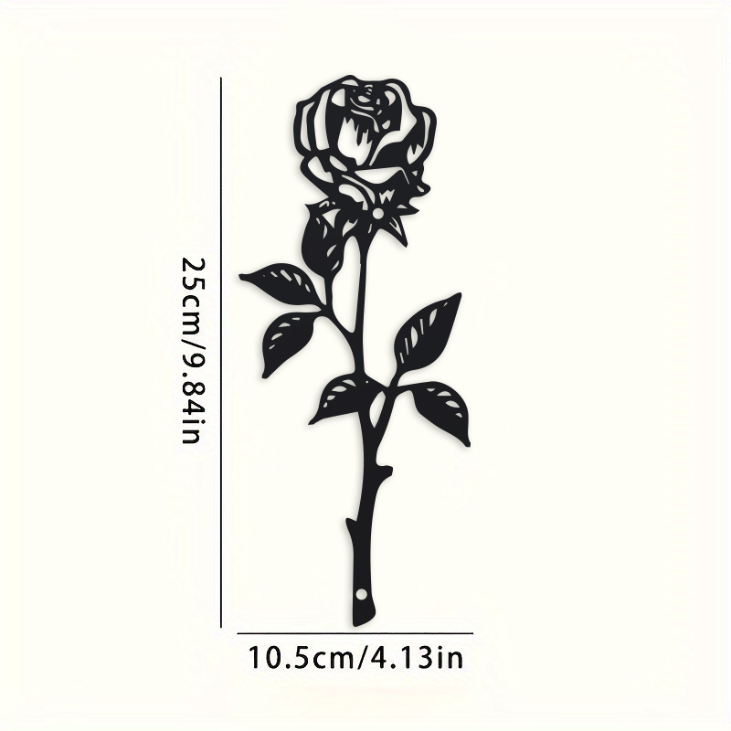 1pc Metal  Art Deco Rose Wall  - Art Craft Door 리뷰 및 가격