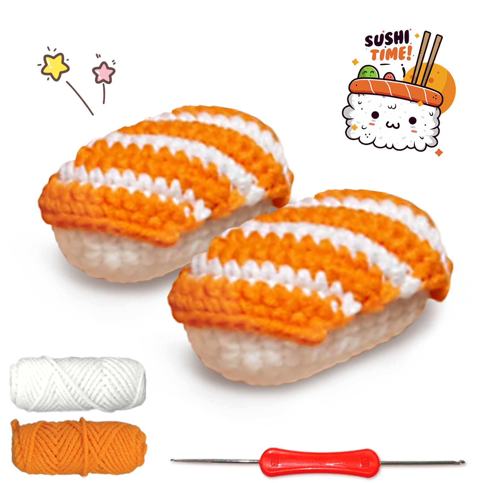 YAMAXIN 2PC Sushi-Themed Croch - Art Craft Project 리뷰 및 가격