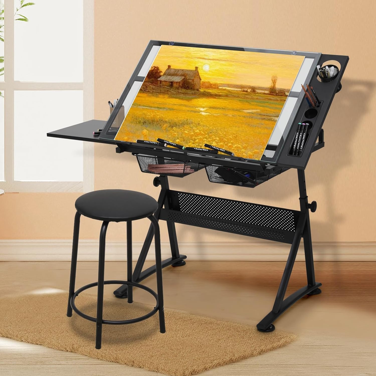 Drafting Table with Height Adj - Art & Craft Paper Ideas 리뷰 및 가격