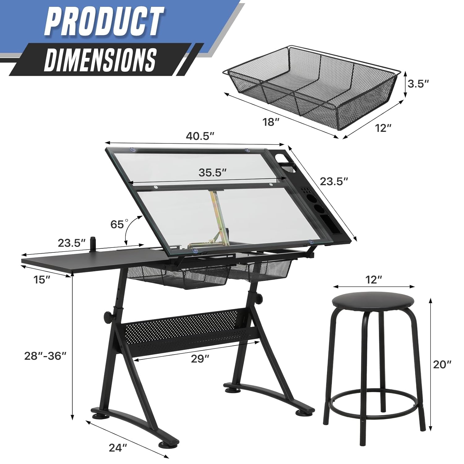 Drafting Table with Height Adj - Art & Craft Paper Ideas 리뷰 및 가격