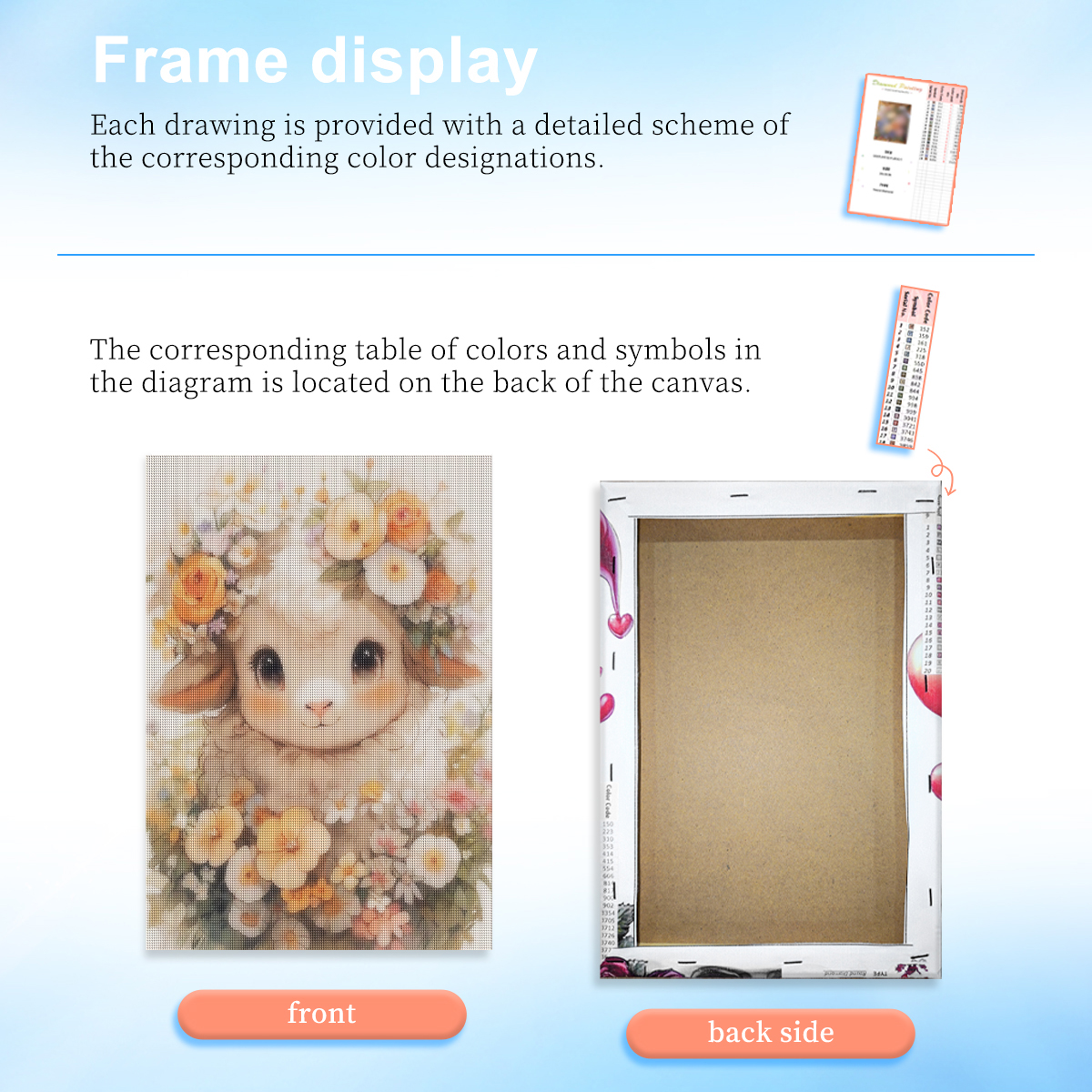 RUOPOTY Flower Wreath Lamb 5d  - Art Craft Ideas With Paper 리뷰 및 가격