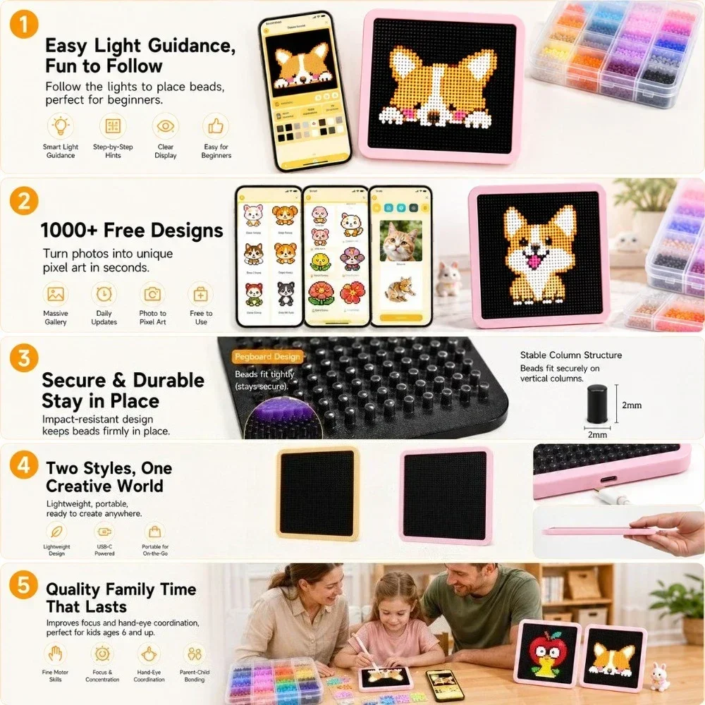 LED Smart Fuse Bead Pegboard,  - Art Craft Diy 리뷰 및 가격