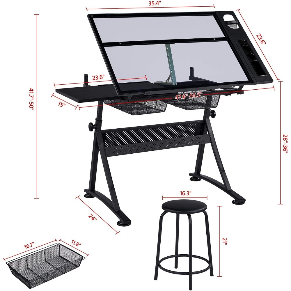 Height Adjustable Drafting Tab - Art & Craft Paper Ideas 리뷰 및 가격