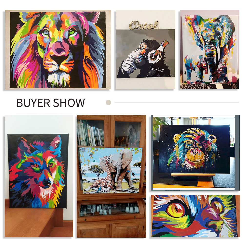 GATYZTORY 60x75cm Painting By  - Art Craft Door 리뷰 및 가격
