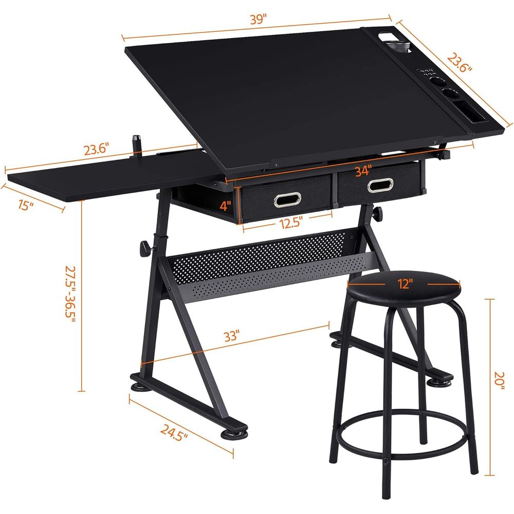 Drafting Table for Artists, He - Art & Craft Paper Ideas 리뷰 및 가격