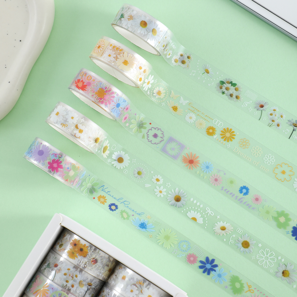 10 Rolls Daisy PET Masking Tap - Art Craft Diy 리뷰 및 가격