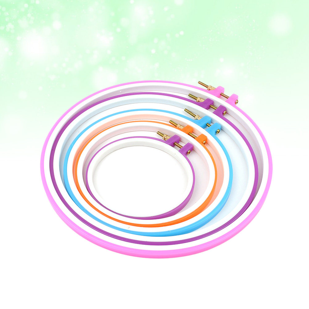 5Pcs Cross Stitch Embroidery H - Embroidery Hoop Kit 리뷰 및 가격
